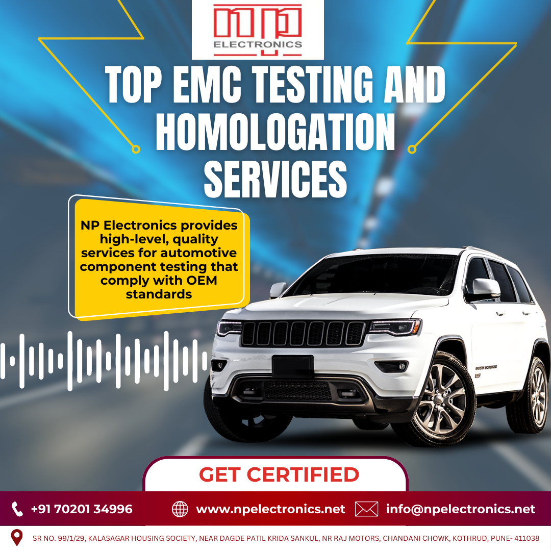 How EMC Testing Services Help for Vehicles - N P ELECTRONICS