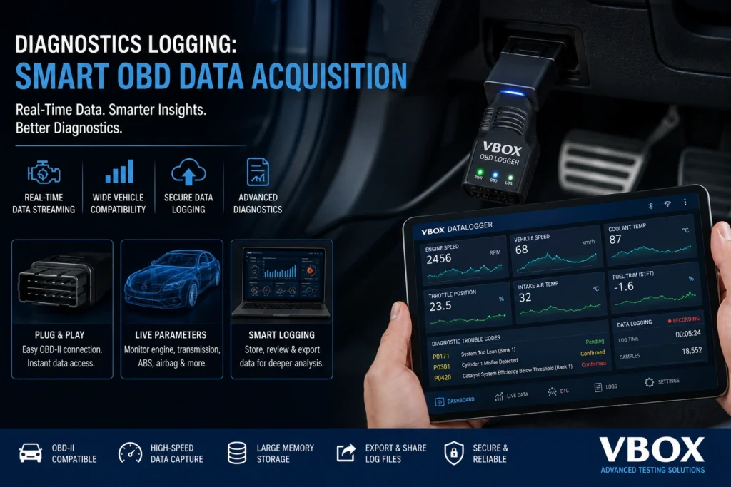 Diagnostics Logging Smart OBD Data Acquisition